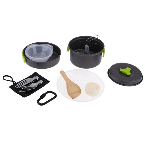 Camping Cookware Mess Lightweight Compact Folding Backpacking Cooking