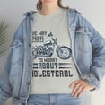 thumbnail image 3 of I Drive Way to Fast Motorcycle Unisex Heavy Cotton Tee, 3 of 8