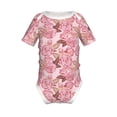 thumbnail image 2 of Balery Rose Flowers Pattern Baby Climbing Clothes Infant Bodysuit Cute Infant Bodysuit Baby Romper-3 Months, 2 of 7