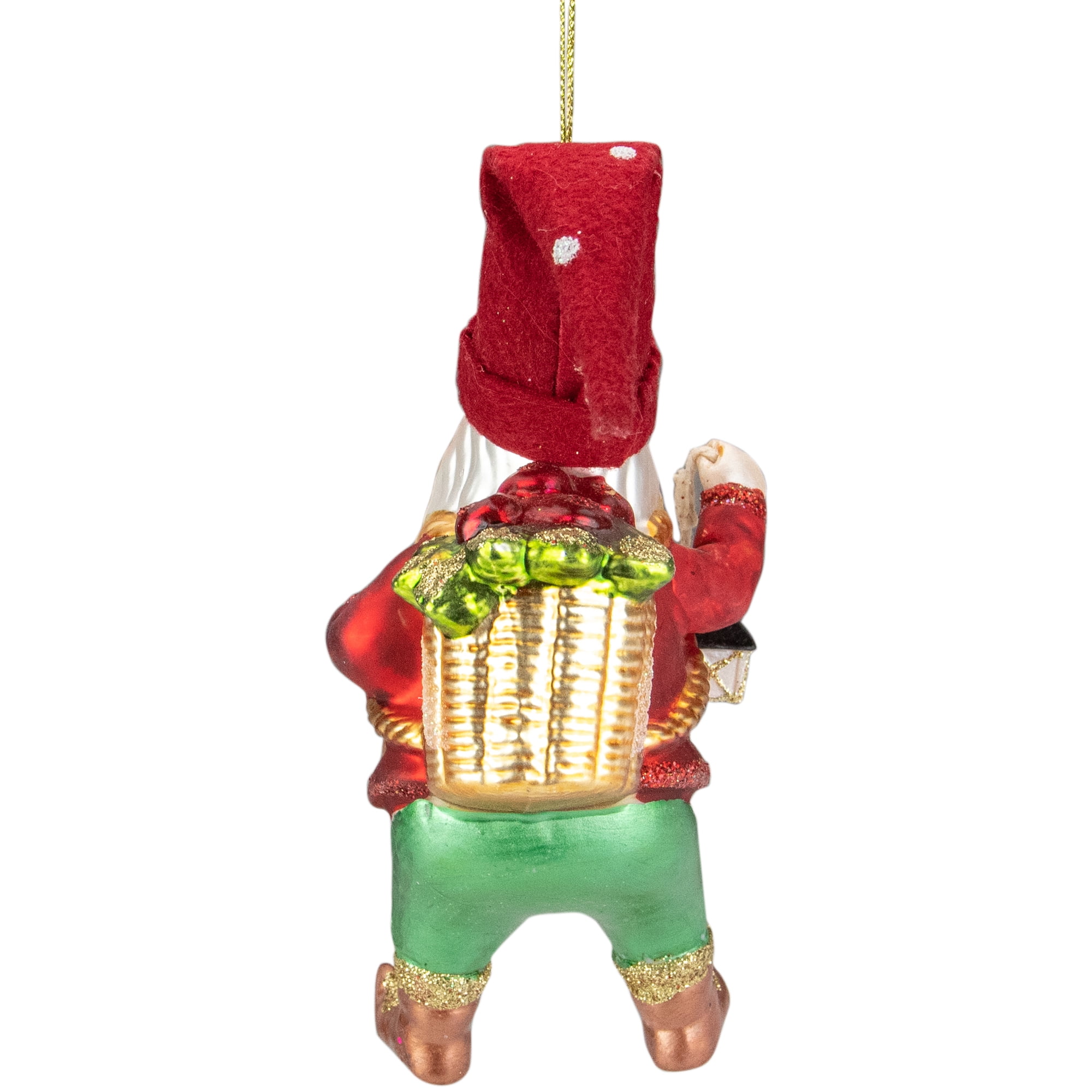 Northlight Glass Christmas Figurine Ornament, 6"