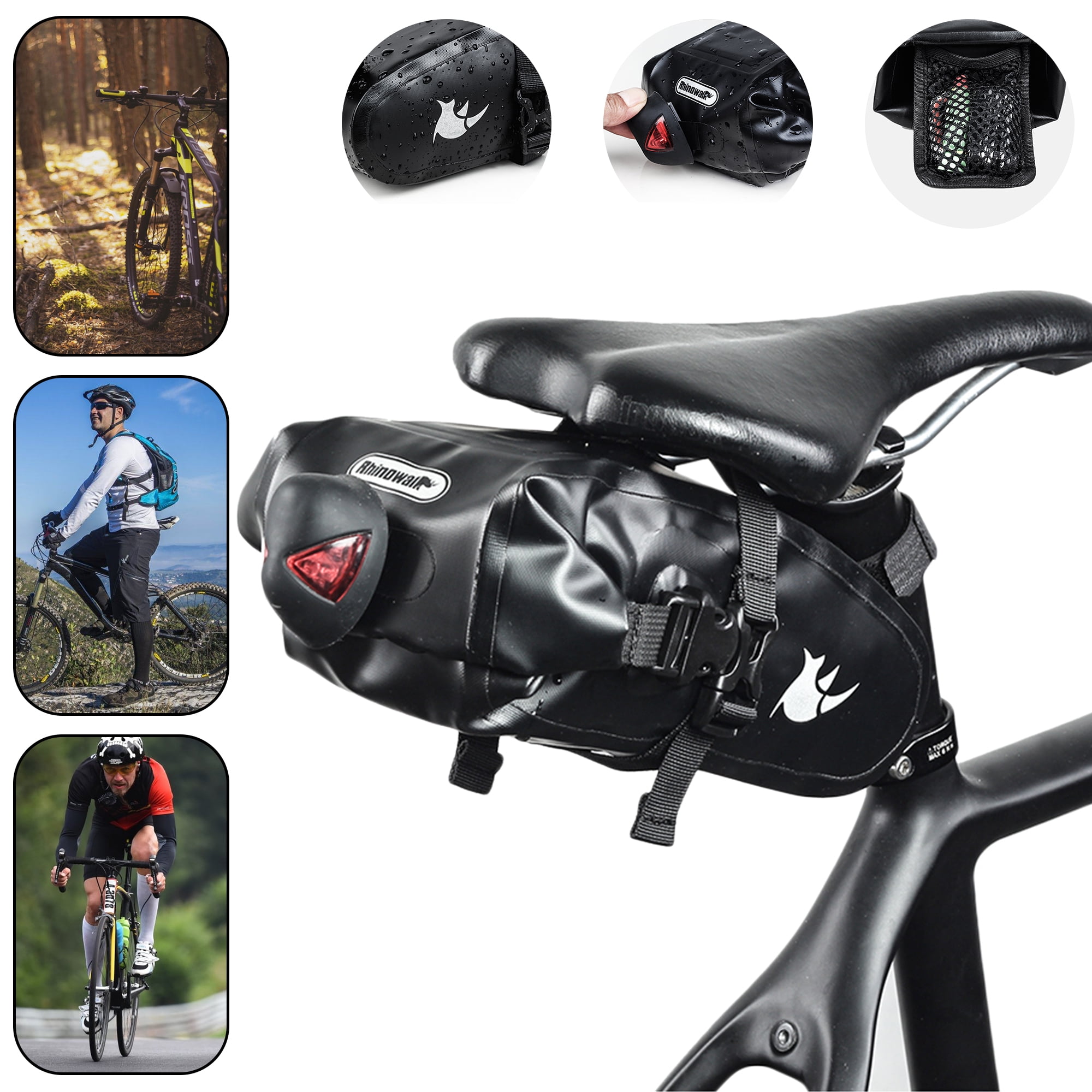 Cycling Saddle Bag Bike Waterproof Seat Pouch Storage Bike NEW!