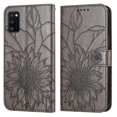 thumbnail image 1 of Funda tipo cartera con girasoles grabados para Samsung A41, elegante, multifuncional y con protección total., 1 of 5