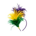 thumbnail image 3 of Nicky Bigs Novelties Carnival Burlesque Festival Feather Headpiece - Lightweight Multi-color One Size, 3 of 4