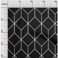 thumbnail image 2 of oneOone Polyester Spandex Black Fabric Geometric Dress Material Fabric Print Fabric By The Yard 56 Inch Wide, 2 of 5
