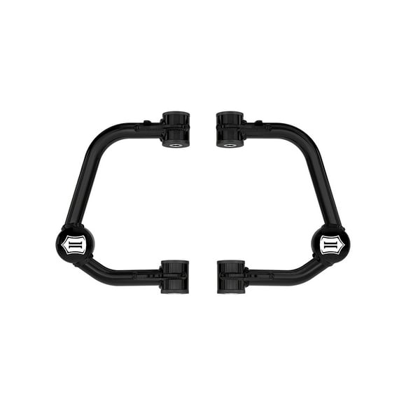 Icon Vehicle Dynamics Control Arm 98522DJ Delta Joint; Tubular; Non Adjustable; Black; Steel; Greaseable; Set Of 2