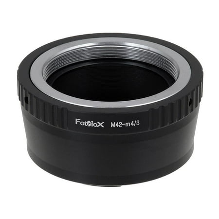 Fotodiox Lens Mount Adapter -  M42 Screw Mount SLR Lens to Micro Four Thirds (MFT, M4/3) Mount Mirrorless Camera (Best M42 To M43 Adapter)