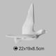 thumbnail image 2 of 2x resina creativa gaviota colgante de pared de aves marinas etiqueta de decoraciones de pared, 2 of 8