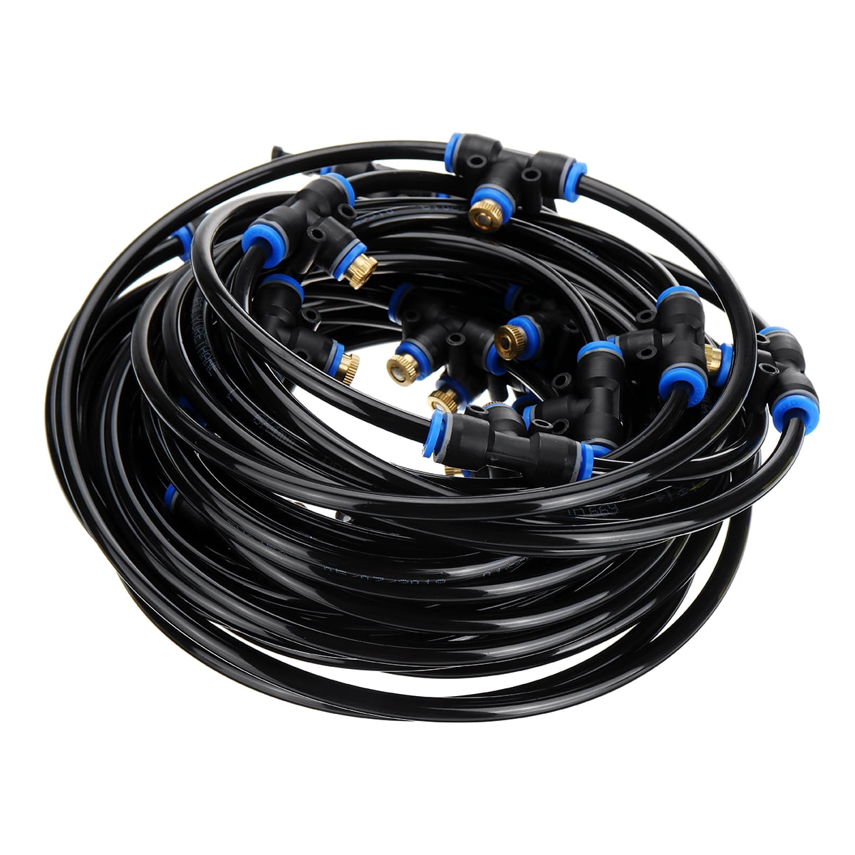 33Ft DIY Plant Garden Hose Watering Kit, Misting Cooling System Drip Irrigation Water Sprinkler