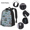 thumbnail image 3 of Disketp Camping Caravan Mochila Estampada de Gran Capacidad con Lonchera y Estuche, Set de 3 Piezas para Estudiantes, 3 of 7