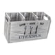 thumbnail image 2 of Soporte para utensilios de cocina, contenedor rústico para cubiertos, organizador de utensilios de madera, para Gris, 2 of 9