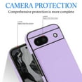 thumbnail image 5 of Compatible with Google Pixel 8a Case, with PU Leather Credit Card Holder Magnetic Back Stand Rugged Slot Mobile Flip Purse Phone Cover for Google Pixel 8a Women Men - Lightpurple, 5 of 7