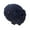 Navy, variant on Women's Fashionable Solid Color Striped Bow Headscarf Ladies A Hat