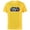 Yellow, variant on Logo Retro 90s Twinkling Stars - Short Sleeve Cotton T-Shirt for Adults -Customized-Yellow