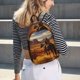thumbnail image 5 of Fotbe Western Desert Cowboy Cloud Mochila de Lona con Estampado, Mochila Duradera, Mochila Versátil de Alta Calidad, Mochila Compacta Vintage-Medium, 5 of 5