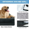 thumbnail image 6 of PayUSD Dog Beds for Large Medium Small Dogs Orthopedic Pet Bed Sofa Supportive Egg Crate Foam Animal Couch with Removable Washable Cover Non Skid Bottom S to XL, 6 of 8