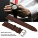 thumbnail image 4 of Reloj De Pulsera Universal Hombres Mujeres Ajustable PU Correa De Reloj De Cuero Reemplazo De Correa 20 Mm Marrón, 4 of 7