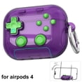 thumbnail image 1 of Protective Case Cover for Apple AirPods Pro 2, TPU Gamepad Design with Integrated Phone Stand, Shock-Absorbing, Anti-Scratch, Drop Protection, Portable, Gaming Accessory, Black, 1 of 8