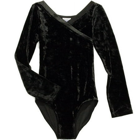 Danskin Now - Girl's Crushed Velvet Long Sleeve Leotard