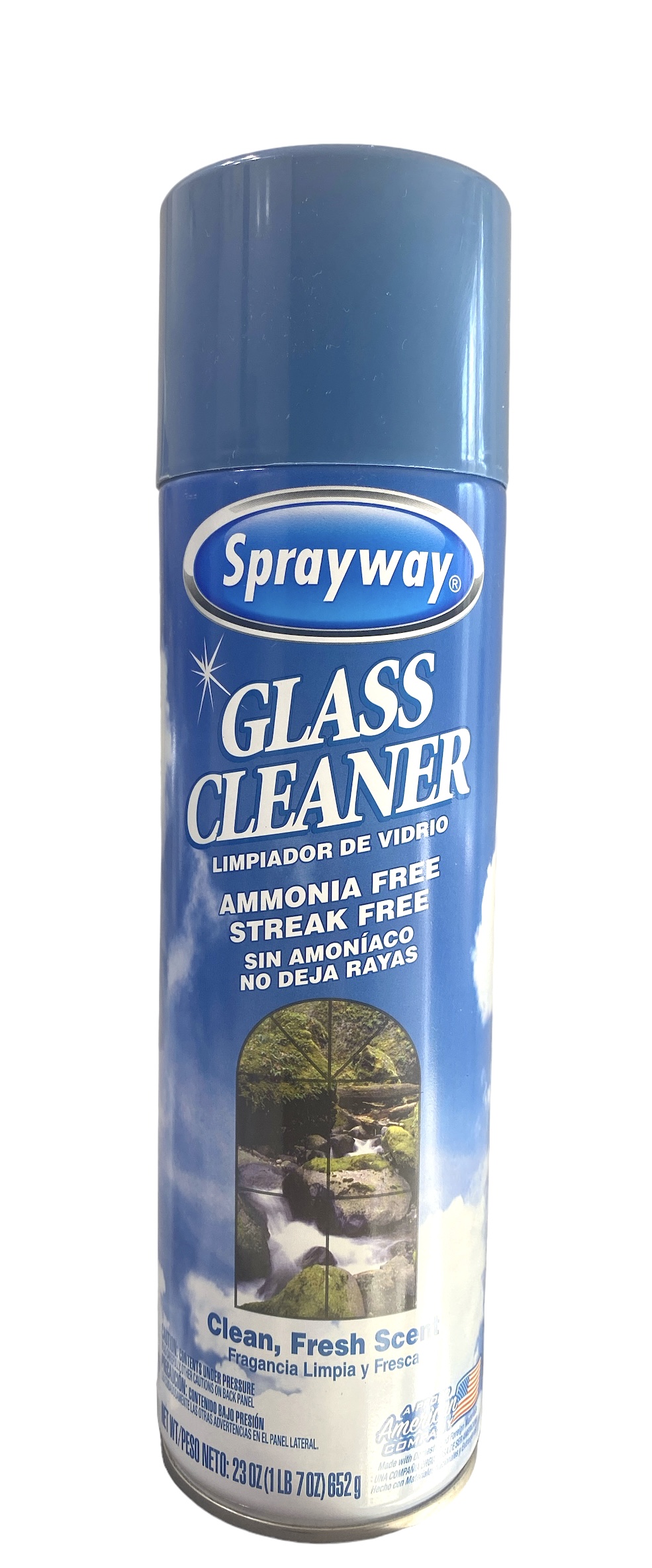 Sprayway Glass Cleaner Amonia Free Streak Free Clean Fresh Scent 23 oz