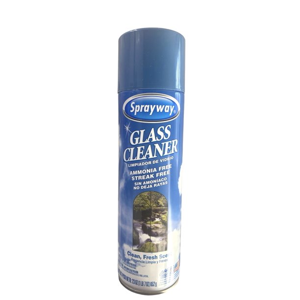 Sprayway Glass Cleaner Amonia Free Streak Free Clean Fresh Scent 23 oz