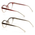 thumbnail image 5 of 2 Pairs Round Half Tone Optical Frame Reading Glasses - Unisex Readers ZT101 +1.75, 5 of 5