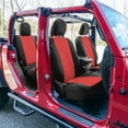 thumbnail image 3 of For 2022 – 2024 Dodge RAM 1500 FH Group Neoprene Waterproof Custom Fit Car Seat Covers  - Full Set Red, 3 of 6