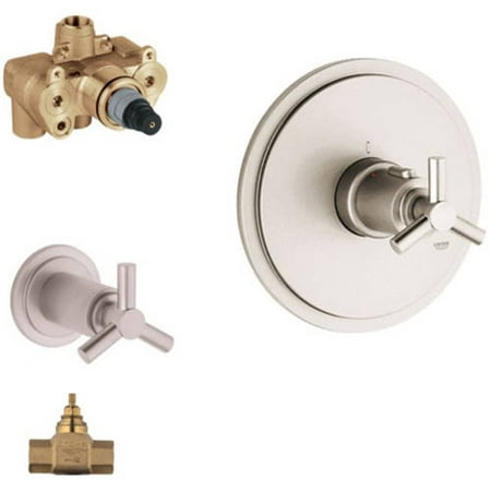 - Grohe K19169-34124RV4-EN0 Atrio Shower Valve Kit, Brushed Nickel