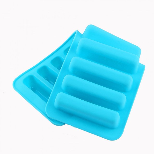 Colorful Cylinder Ice Cubes Tray Freeze Mould Fondant Chocolate Make Silcone