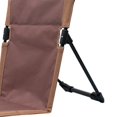 thumbnail image 2 of Cojín de asiento plegable ligero para silla trasera portátil para césped de patio (rojo), 2 of 6