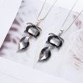 thumbnail image 3 of Koszal Mode Renard Pendentif Strass Incrusté Collier Femmes Pull Chaîne Bijoux Cadeau, 3 of 7
