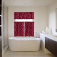 thumbnail image 6 of Kitchen Curtains 36 Inch Length Sets with Valance, 3 Piece Rod pocket Thermal Insulated Room Darkening Blackout Curtains For Kitchen, Bedroom And Bath Room(52X18+26X36 Inch, Burgundy Red,3 Pieces), 6 of 6