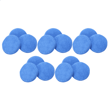 15 X Microfibre Foam Sponge Polish Wax Applicator Pads Car Home Cleaning