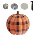 thumbnail image 1 of Decoraciones de Halloween inflables impermeables y duraderas para el hogar a cuadros Tartán, 1 of 8