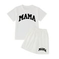 thumbnail image 4 of Sportswear Children's Girls Set Cotton 2-Piece Sports Suit New York Shorts and T-Shirt Sport Fashion Summer Outfit Leisure Tracksuit 11-12 Years #White, 4 of 4