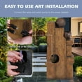 thumbnail image 5 of Magic Union 39.3" Tall Outdoor Water Fountain Garden Waterfalls Fountain with LED Lights 5 Tier Modern Indoor/Outdoor Floor Standing Water Fountain with Pump for Garden, Patio, House Decor,Brown, 5 of 8