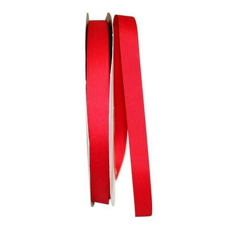 Reliant Ribbon - 4144-065-03C Soliterra Taffeta Ribbon Red 5/8 Inch 100 Yards