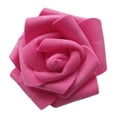 thumbnail image 2 of Yesbay 25/50/100Pcs Artificial PE Foam Rose Flowers Head DIY Wedding Home Room Decor,Rose Red, 2 of 8
