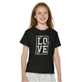 thumbnail image 5 of Love Pretty Floral Romantic Gym Yoga Girls Kids T Shirt Tees Teen Brisco Brands L, 5 of 6