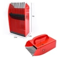 thumbnail image 2 of Peigne à Myrtilles - Cuillère à Baies - Outils de Ramassage en Plastique (Rouge), 2 of 5