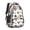 Highland Cow and-1, variant on Black and Gold Marble Pattern Cute School Backpack Bag with Padded Back and Adjustable Shoulder Straps 16.9 X 12.6 X 5.9 Inches