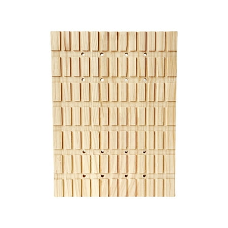 Hamster Board Scratch Board Rabbit Toy Wood Feet Pad for Hamster for Guinea Pigs, Gerbils Molar Toy Scratch