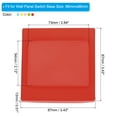 thumbnail image 2 of Uxcell Light Switch Guard Cover Blank Wall Plate Panel Switch Protector Dustproof Waterproof Cover 6 Colors 6 Pack, 2 of 5