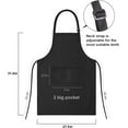 thumbnail image 4 of Funny Mens Apron with Pockets for Grilling BBQ Cooking,Birthday Gifts for Men Dad Grandpa Friends, 4 of 4