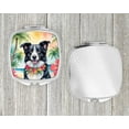 thumbnail image 4 of Border Collie Luau Compact Mirror 2.75 in x 3 in, 4 of 4