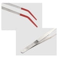 thumbnail image 3 of Pinzas para Alimentación de Reptiles, Pinzas para Acuario con Punta de Goma, Pinzas para Alimentación de Terrario de 14.96 pulgadas en Rojo, 3 of 6
