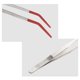 thumbnail image 3 of Pinzas para Alimentación de Reptiles, Pinzas para Acuario con Punta de Goma, Pinzas para Alimentación de Terrario de 14.96 pulgadas en Rojo, 3 of 6