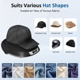 thumbnail image 6 of Superjoe Helmet & Cap Care Machine, Black Hat Helmet Care Machine with Steam Iron, UV Light, O₃ ozone & 3-Color Lighting, Restore Misshapen Cap Shape, Helmet Hat Cleaner for Various Hats and Helmets, 6 of 10
