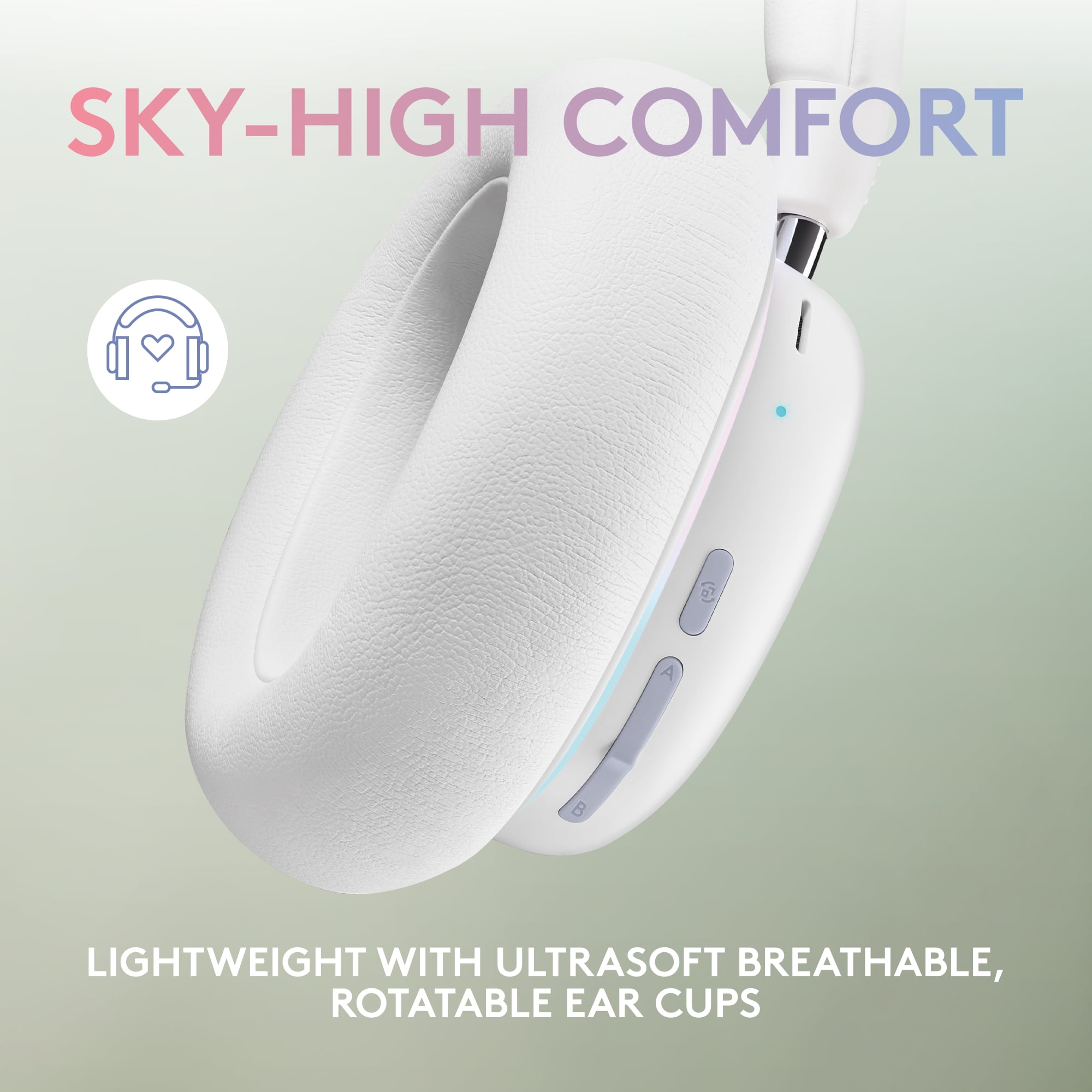 Logitech G735 Wireless Gaming Headset, White Mist - Walmart.com