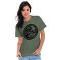 thumbnail image 3 of Dragon Yin Yang Style Symbol Balance Plus Size Crewneck Graphic Tee Shirt Brisco Brands 3X, 3 of 5