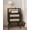 Black, variant on Rattan Nightstand with Charging Station,Farmhouse Bedside Table with 2 Storage Drawer and Open Wood Shelf, for Bedroom and Small Spaces,Night Stand with Solid Wood Legs (Walnut Brown-Outlet)